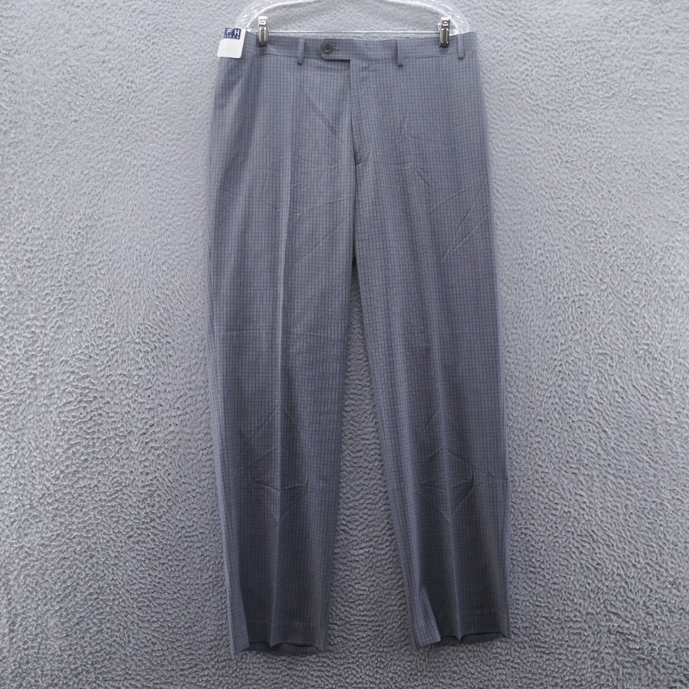 Ralph Lauren Mens Grey Glen Plaid Modern Fit Dress Pants 36x32 NEW